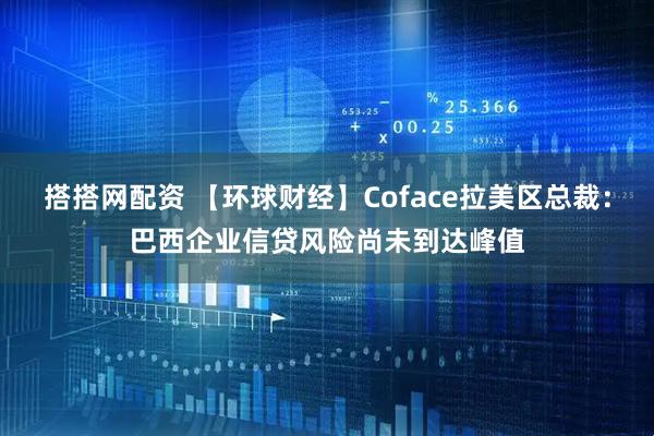 搭搭网配资 【环球财经】Coface拉美区总裁：巴西企业信贷风险尚未到达峰值
